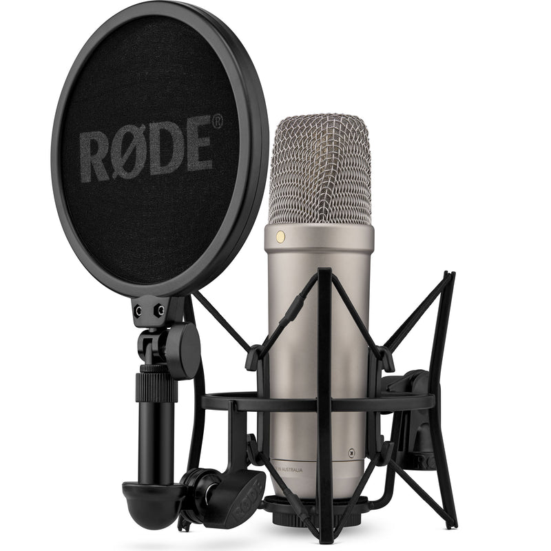 Rode NT1 5th Generation Large-Diaphragm Cardioid Condenser XLR/USB Microphone (Silver)