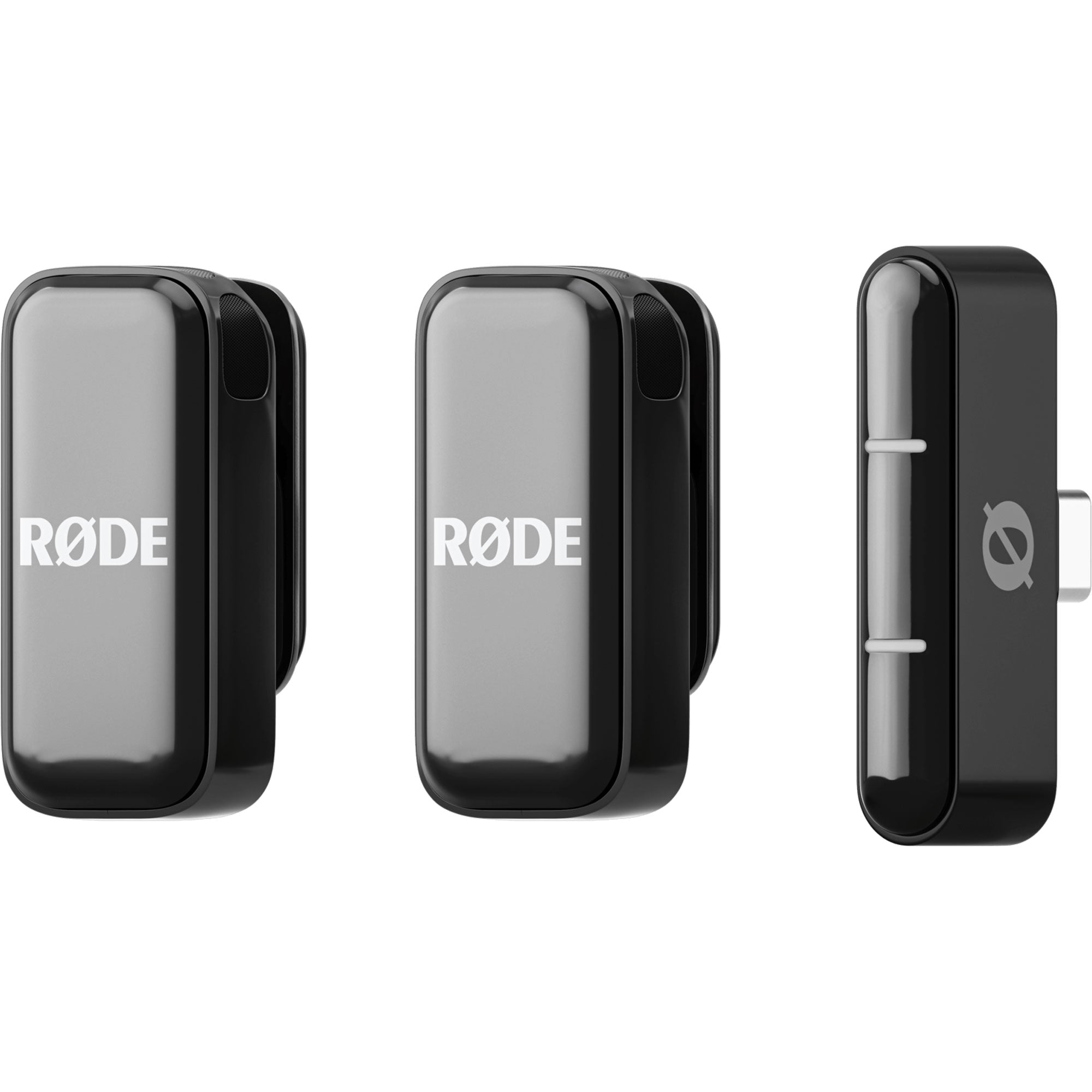 Rode Wireless Micro 2-Person Ultracompact Wireless Microphone System with USB-C (2.4 GHz, Black)