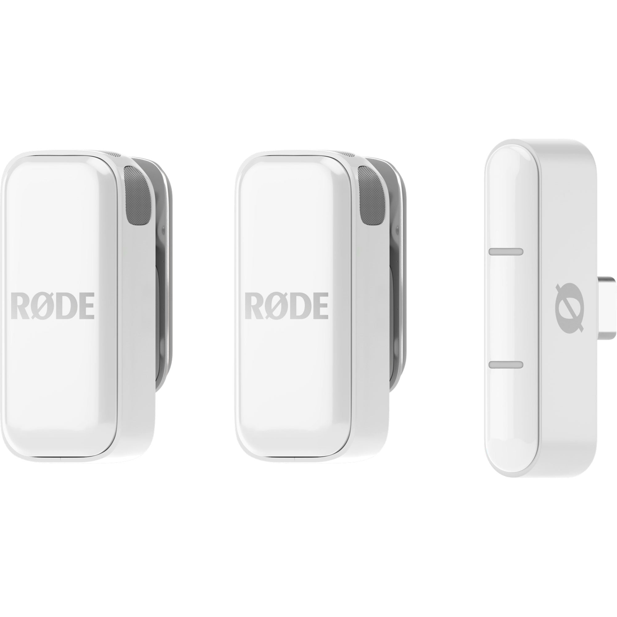 Rode Wireless Micro 2-Person Ultracompact Wireless Microphone System with USB-C (2.4 GHz, White)