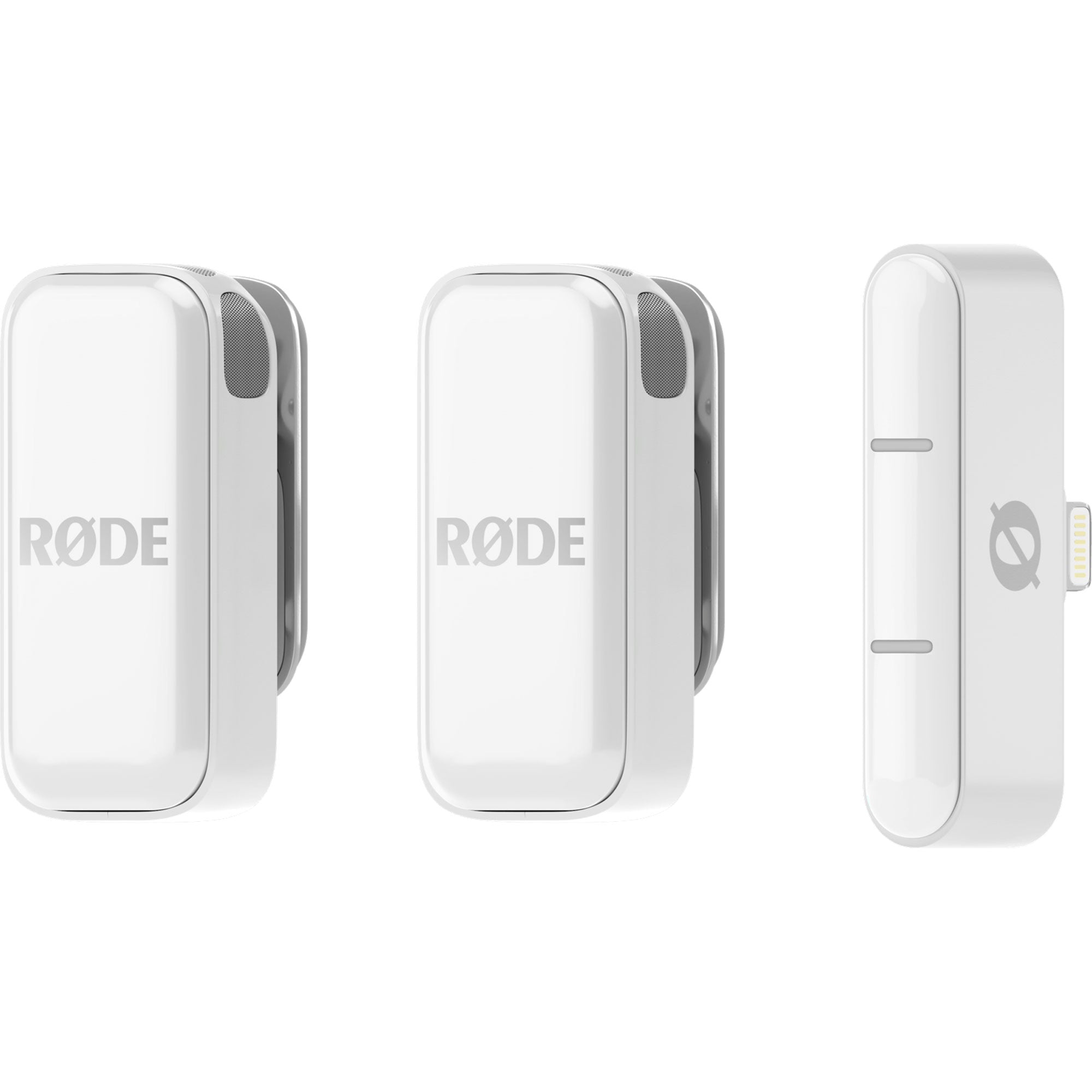 Rode Wireless Micro 2-Person Ultracompact Wireless Microphone System with Lightning (2.4 GHz, White)