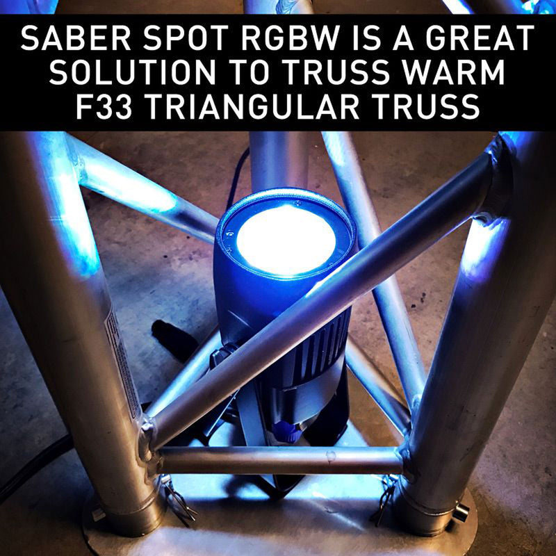 American DJ Saber Spot RGBW Compact LED Pinspot