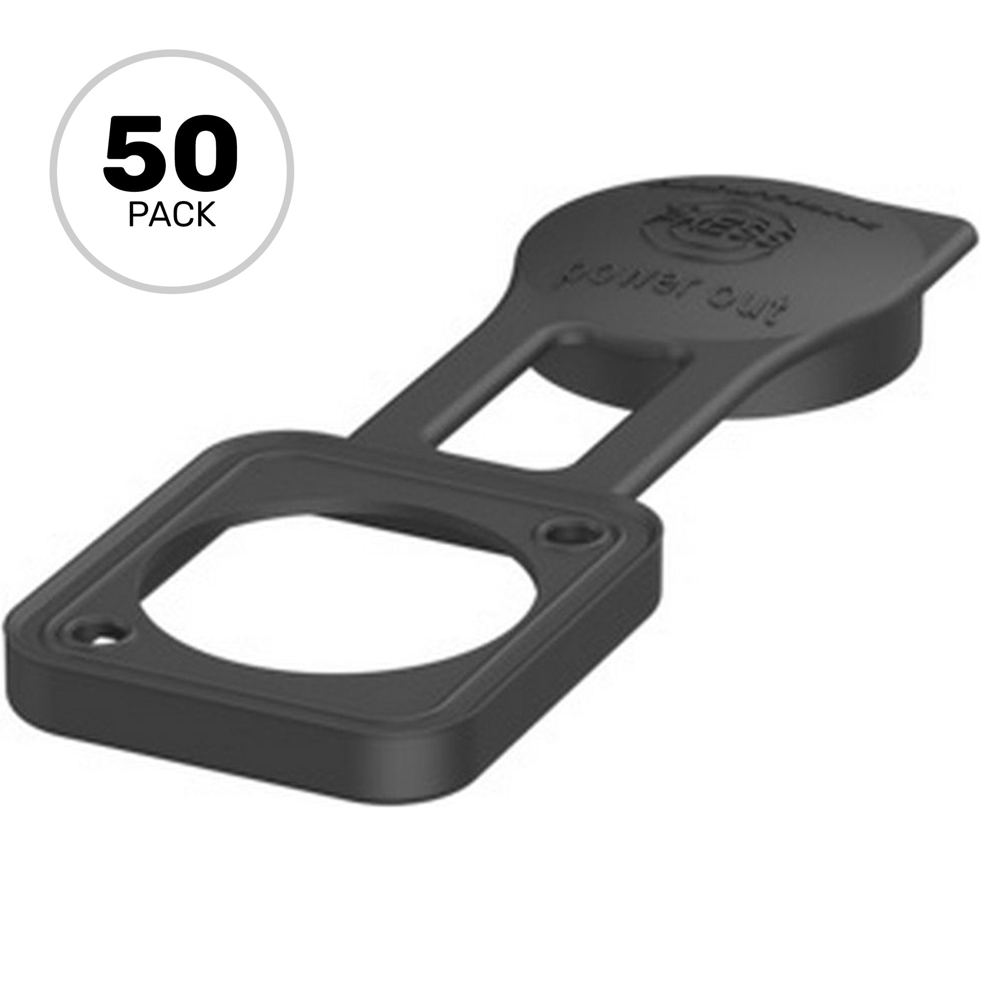 Neutrik SCNAC-02 IP65 Rated D-Sized Rubber Sealing Cap for powerCON 20A (Power Out, Box of 50)
