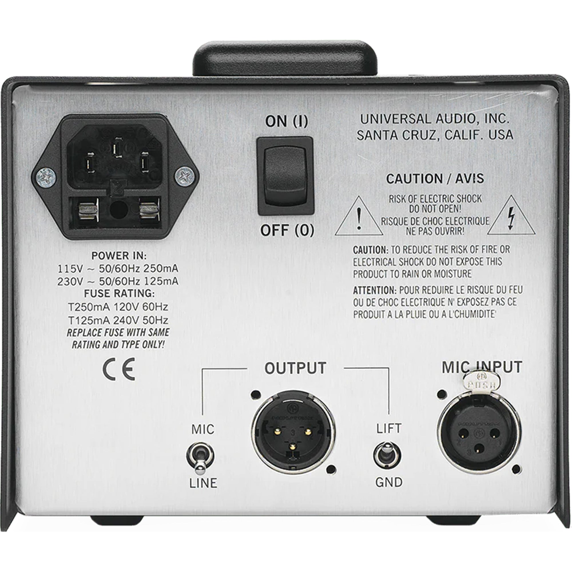 Universal Audio Solo/610 Classic Vacuum Tube Microphone Preamplifier and DI Box