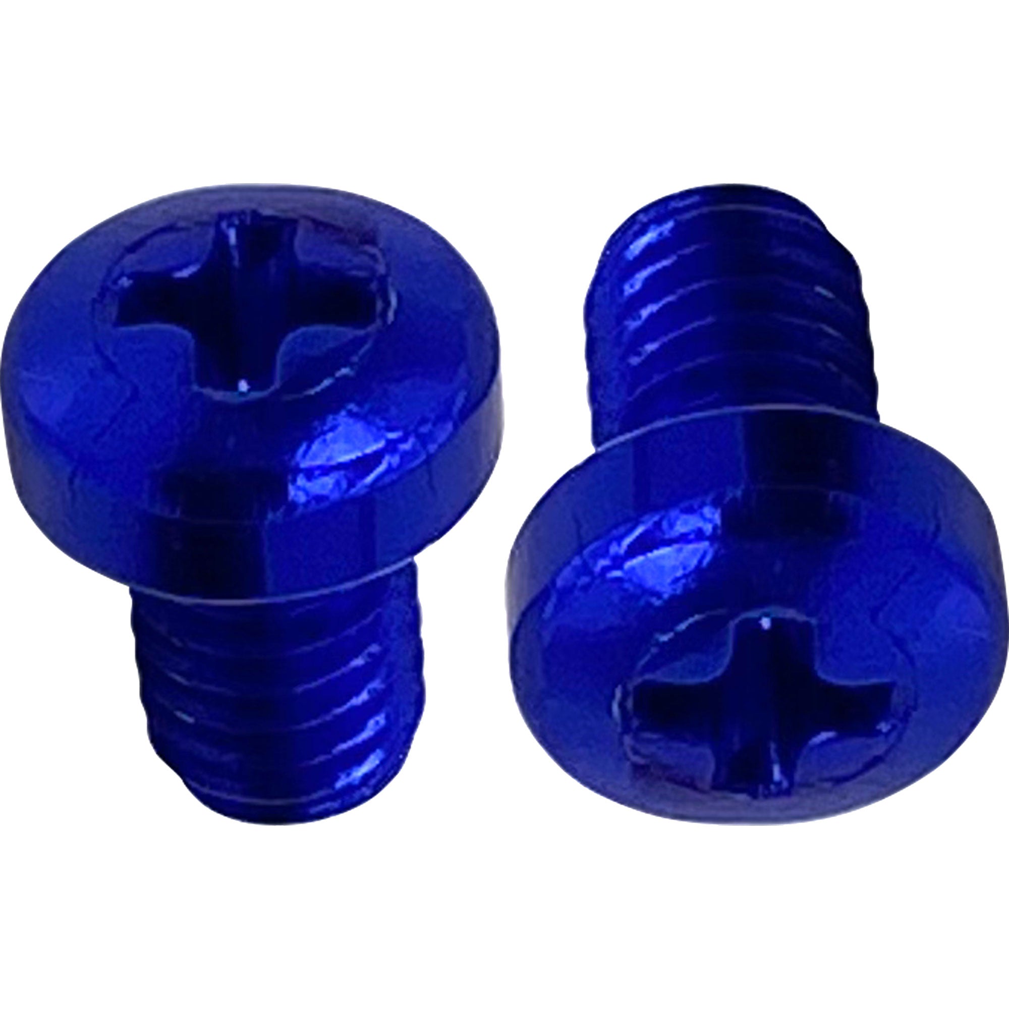 Custom Cable 2 Pack of SquarePlug M3x4/B Blue Color Coding Screws