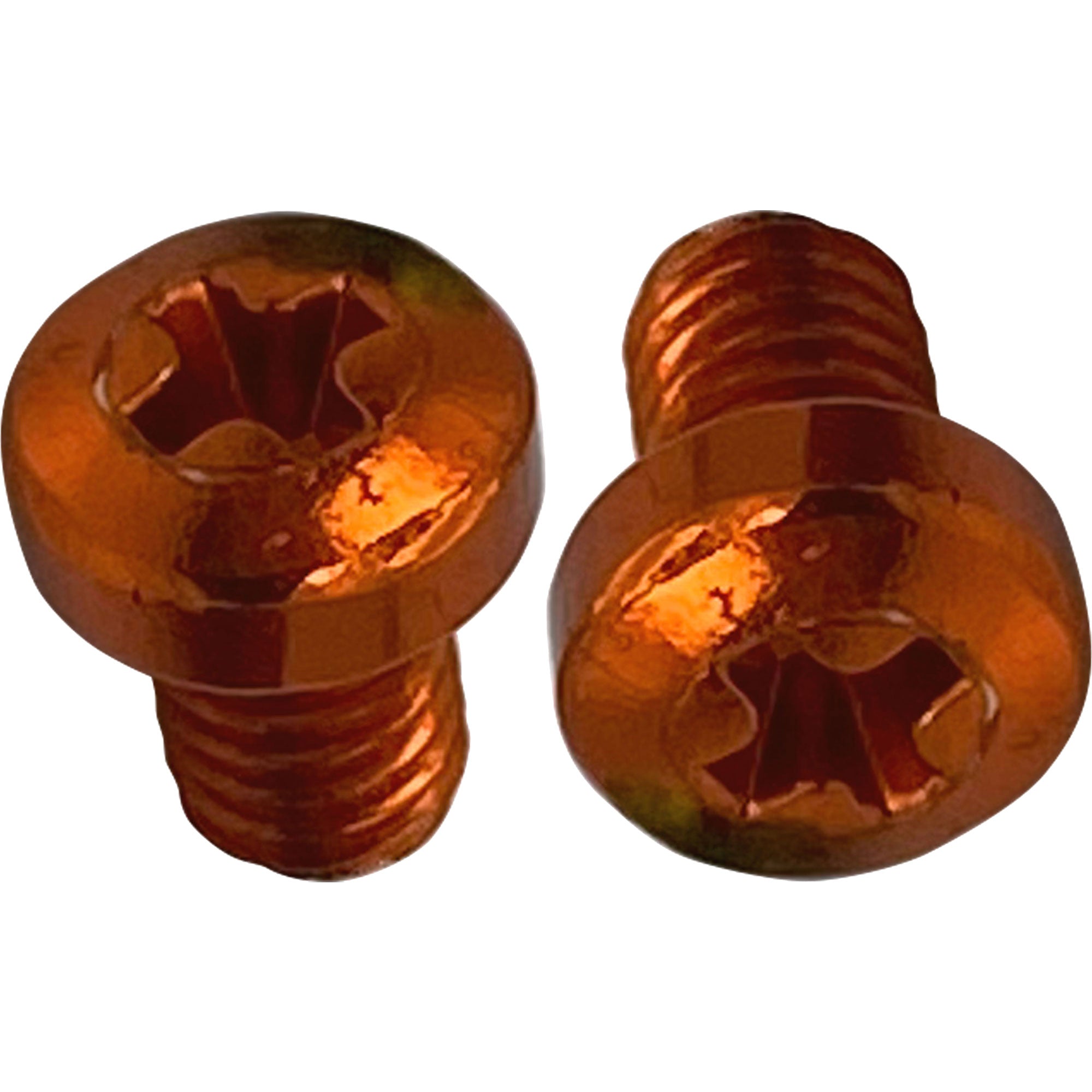 Custom Cable 2 Pack of SquarePlug M3x4/O Orange Color Coding Screws