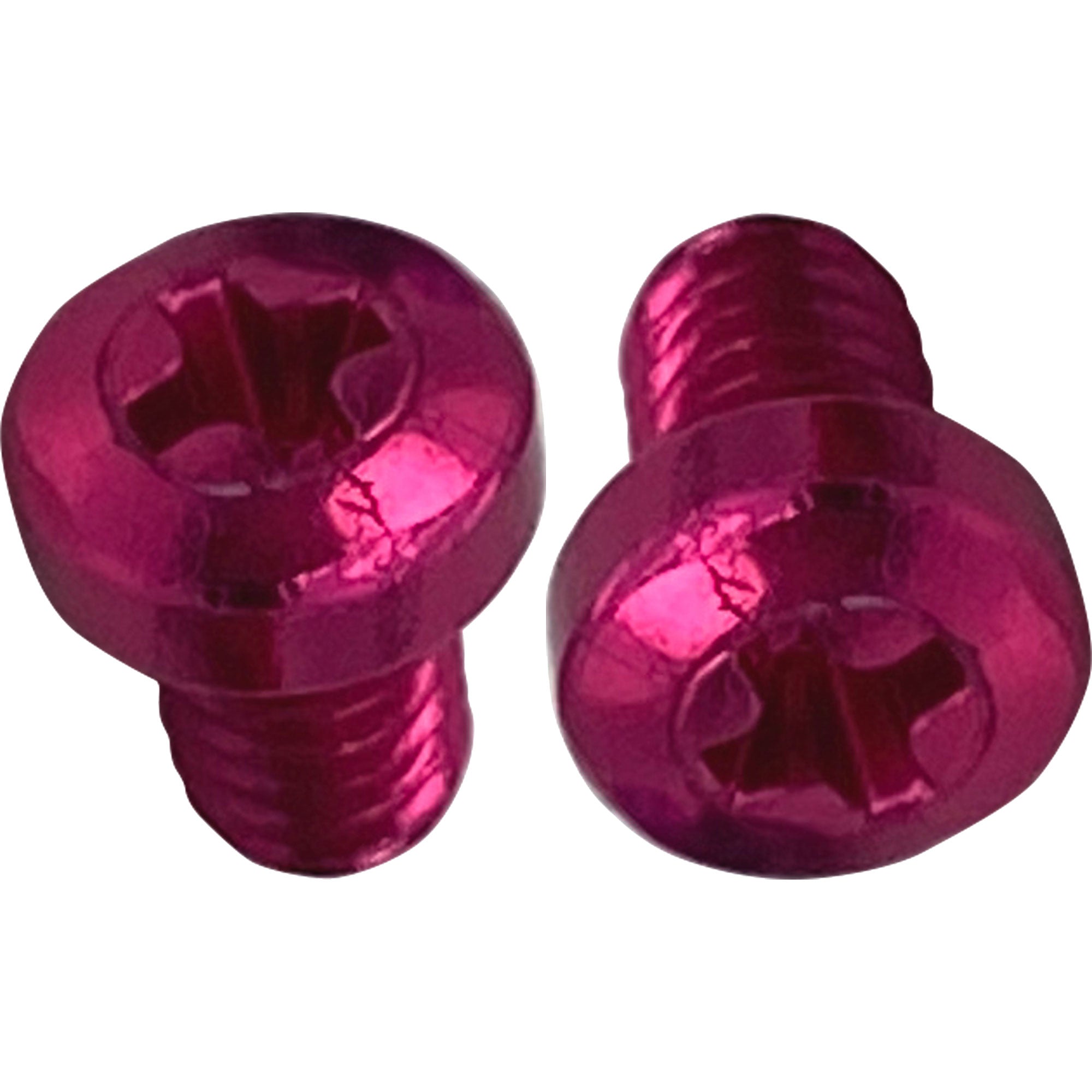 Custom Cable 2 Pack of SquarePlug M3x4/PK Pink Color Coding Screws