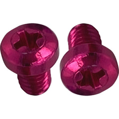 Custom Cable 2 Pack of SquarePlug M3x4/PK Pink Color Coding Screws Image 1