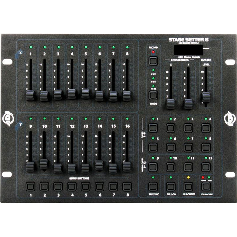 American DJ Stage Setter 8 16-Channel DMX Controller
