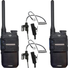 Titan Radio TR3X Digital UHF Two-Way Radios (2 Pack with Surveillance Kits) Image 1