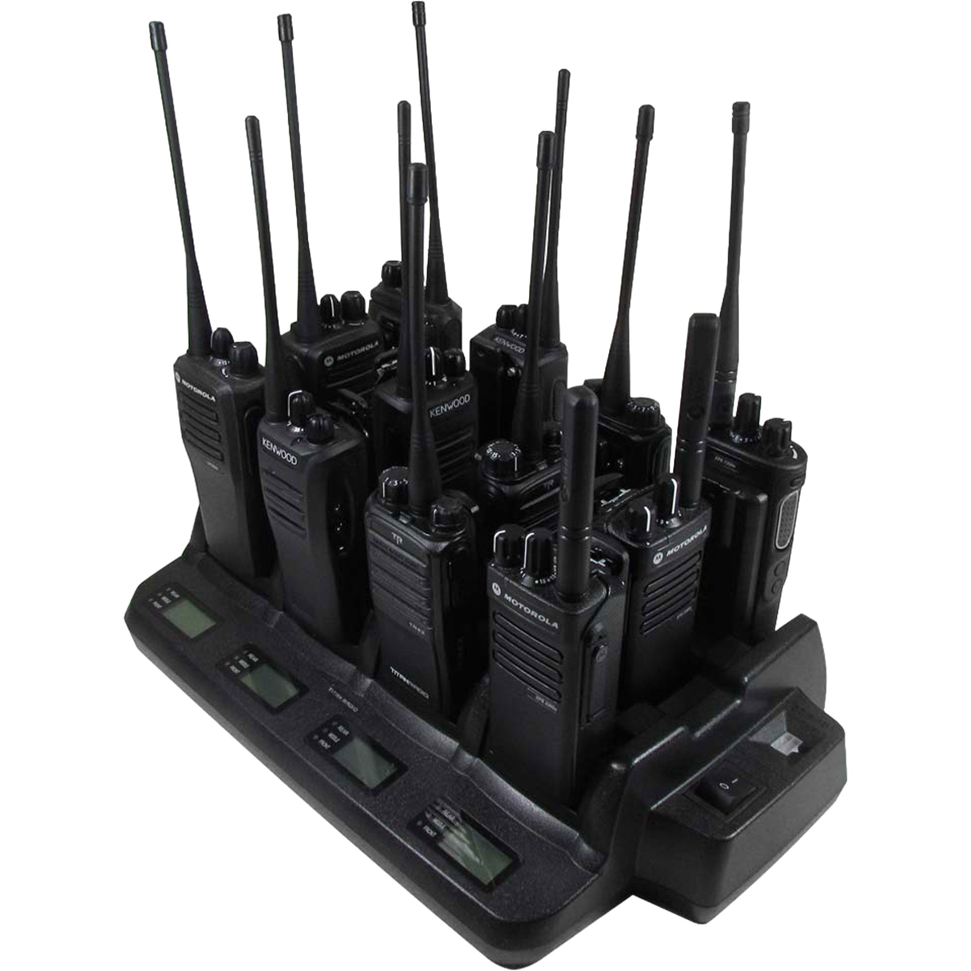 Titan Radio TRU12MUC-HT 12 Unit Universal Charger for Motorola HT750/1250 Radios