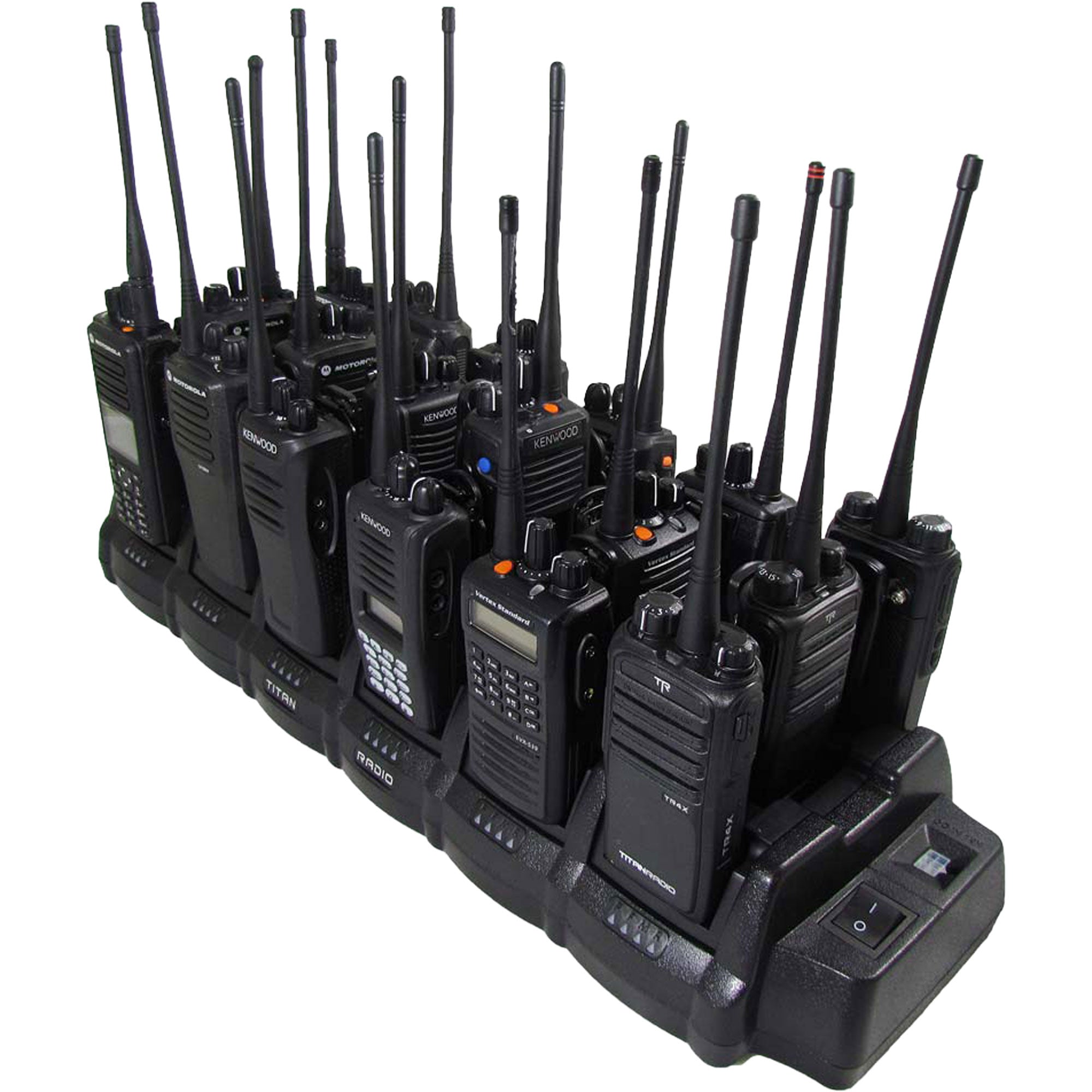 Titan Radio TRU12MUC-EVX 12 Unit Universal Charger for Vertex EVX Radios