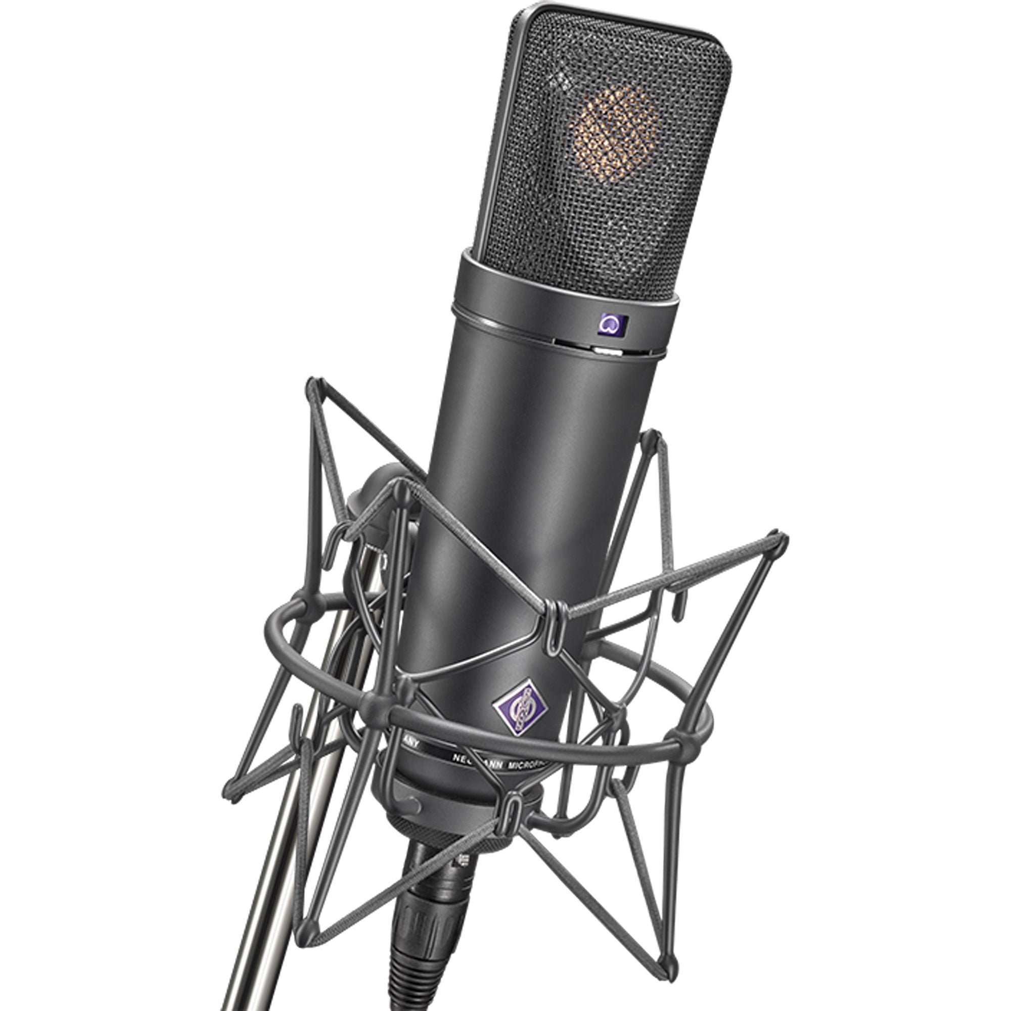 Neumann U 87 Ai Large-Diaphragm Multipattern Condenser Studio Microphone (Studio Set, Black)