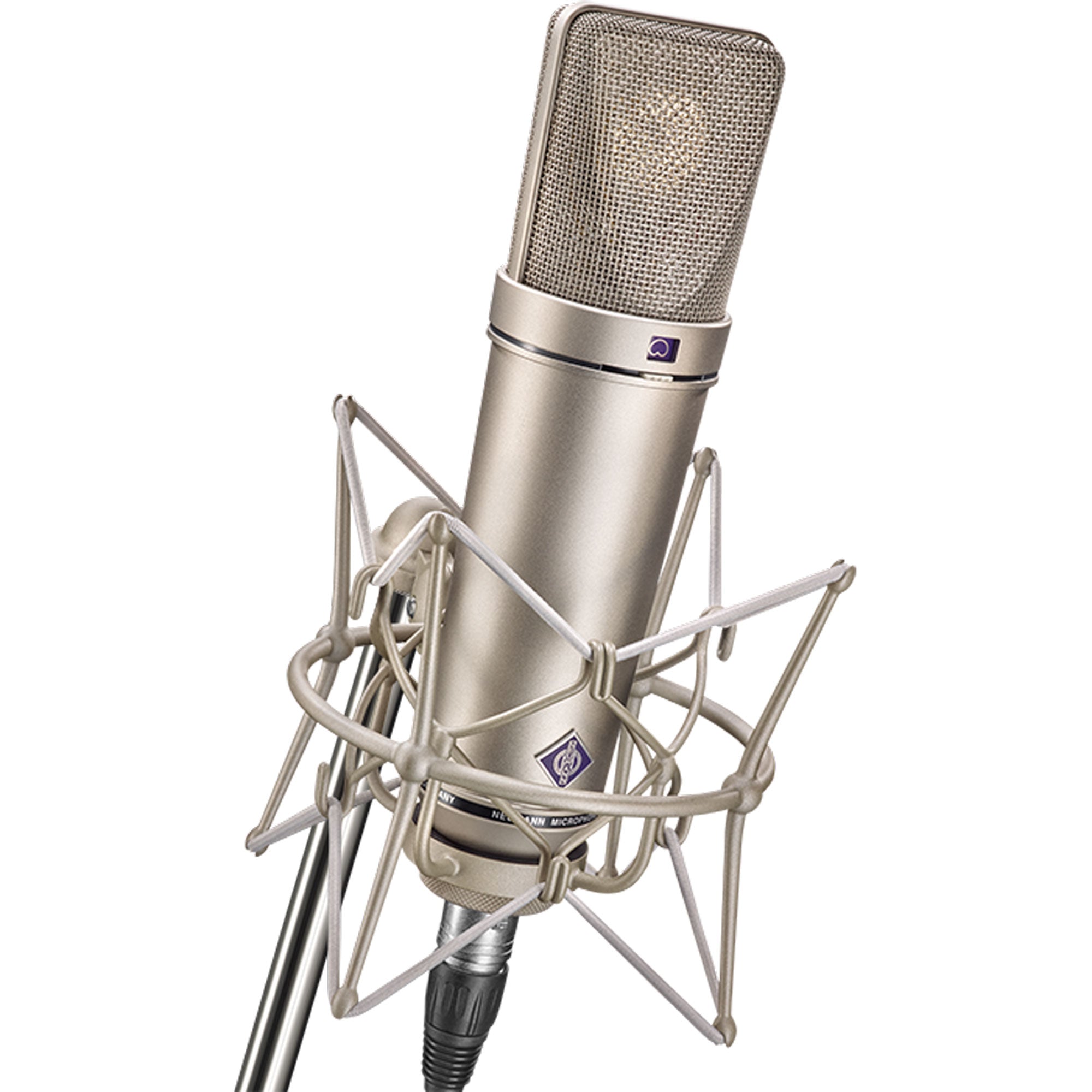 Neumann U 87 Ai Large-Diaphragm Multipattern Condenser Studio Microphone (Studio Set, Nickel)