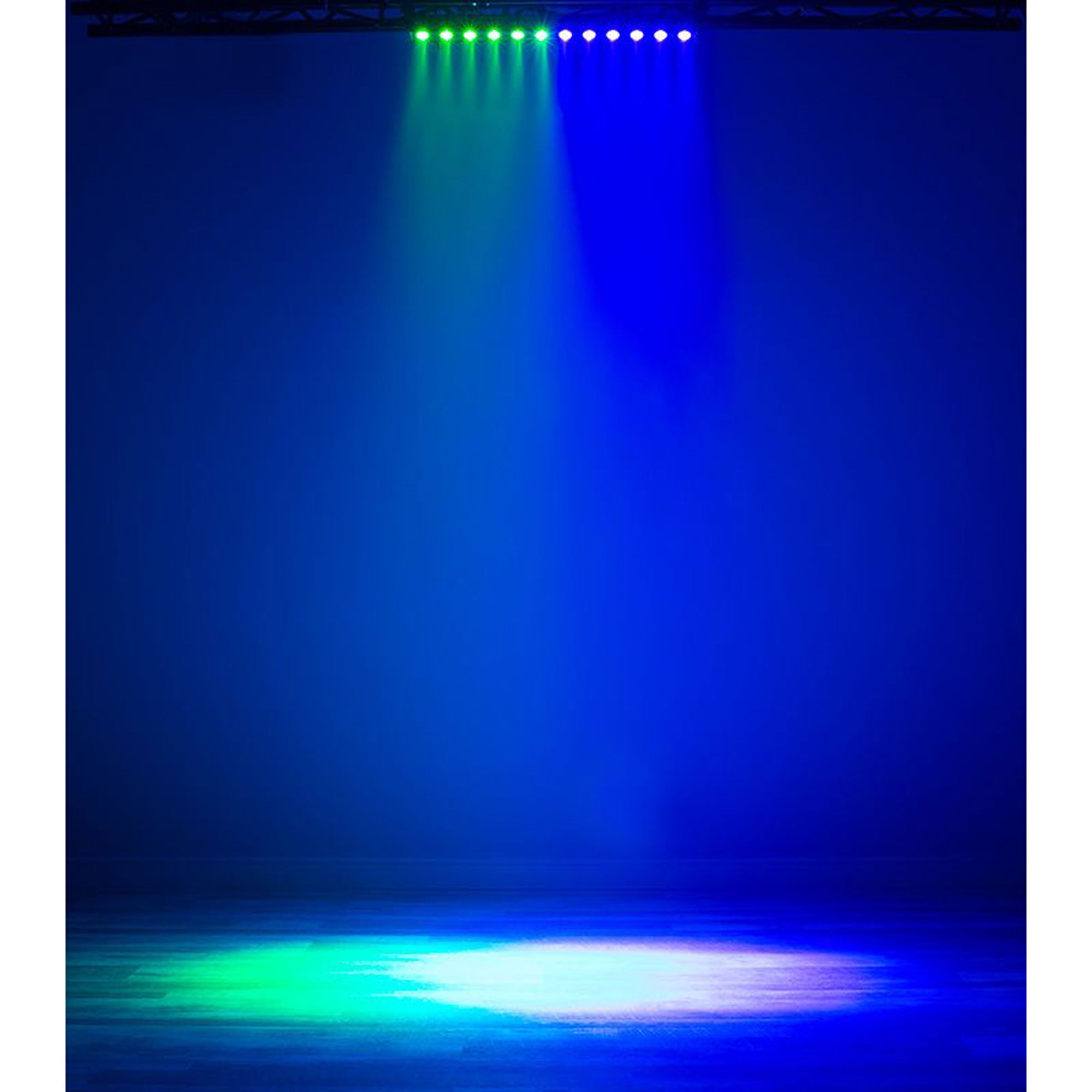 American DJ UBL12HB Battery-Operated RGBAL+UV Linear Light Bar with Diffusion Filter (12 LEDs)