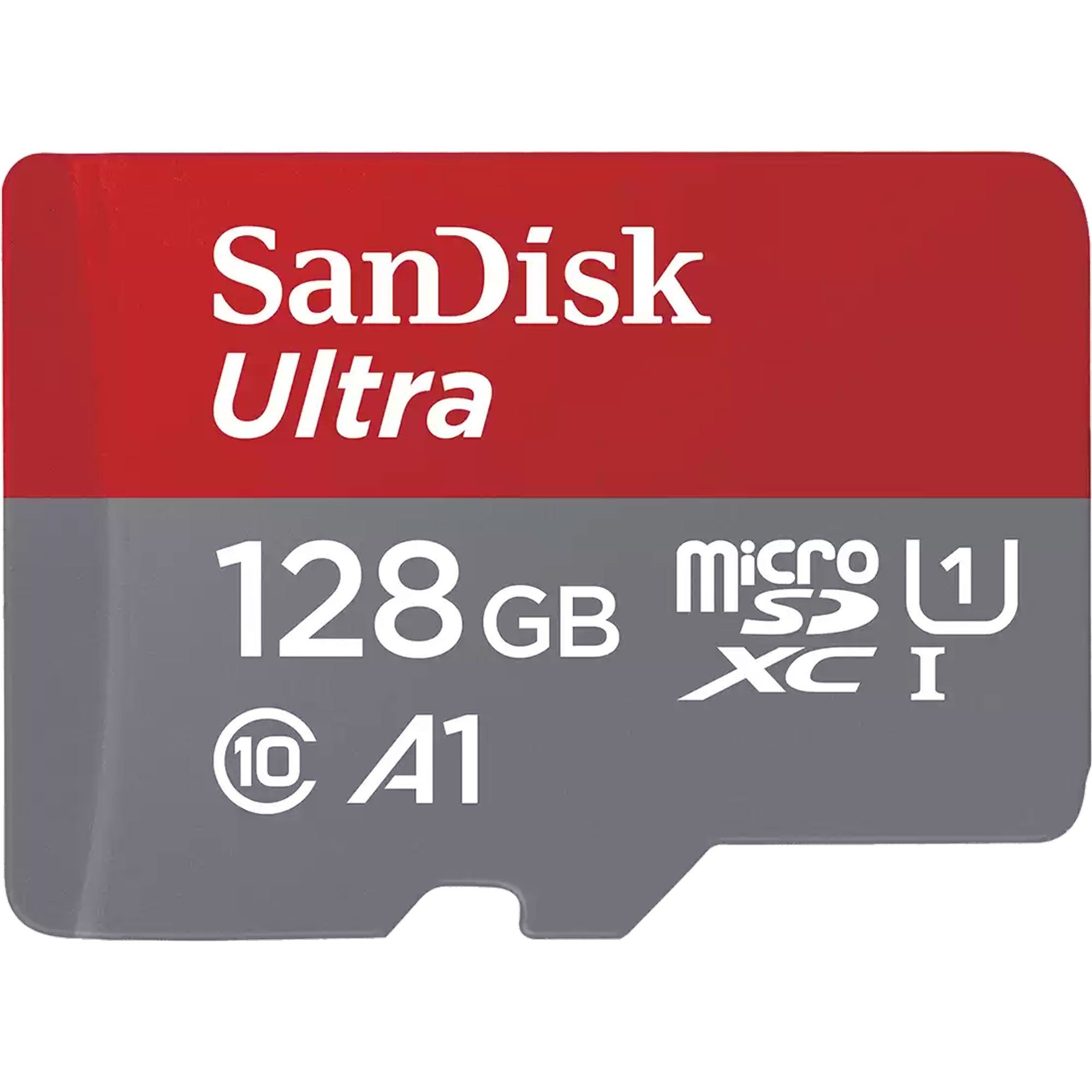 SanDisk 128GB Ultra UHS-I microSDXC Memory Card with SD Adapter (Class 10)
