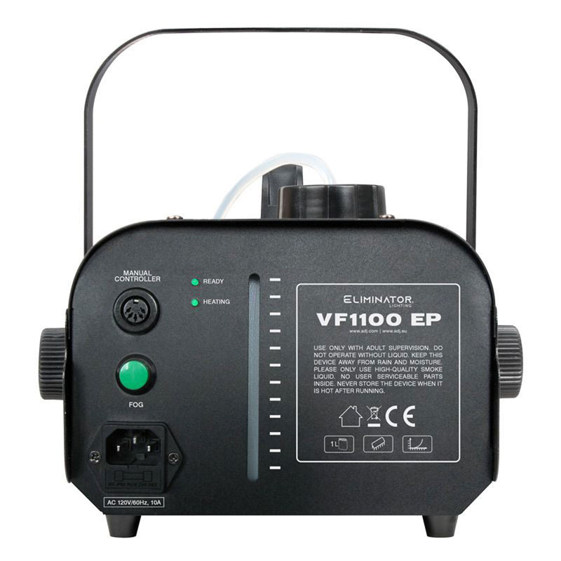 Eliminator Lighting VF1100 EP 850W Mobile Fog Machine with Remote