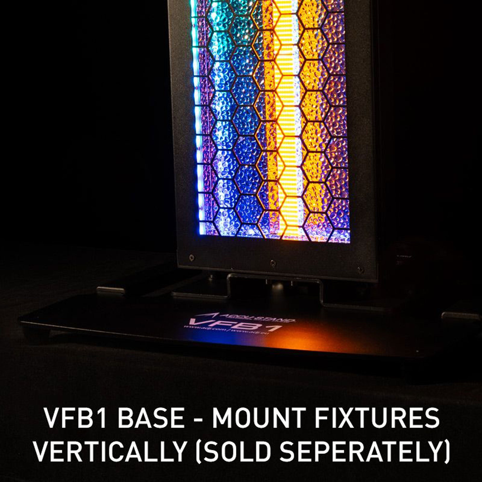American DJ Vintage Bar Retro Amber Blinder Effect Light Fixture with Background RGBL LEDs
