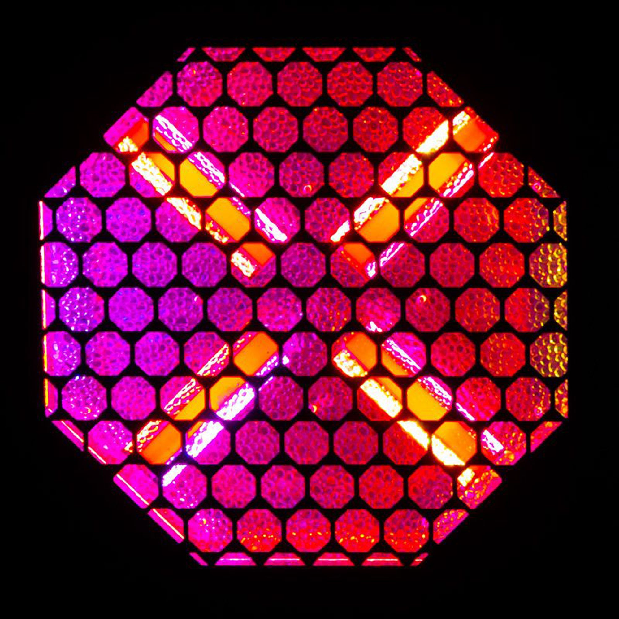 American DJ Vintage X Retro Amber Blinder Effect Light Fixture with Background RGB LEDs