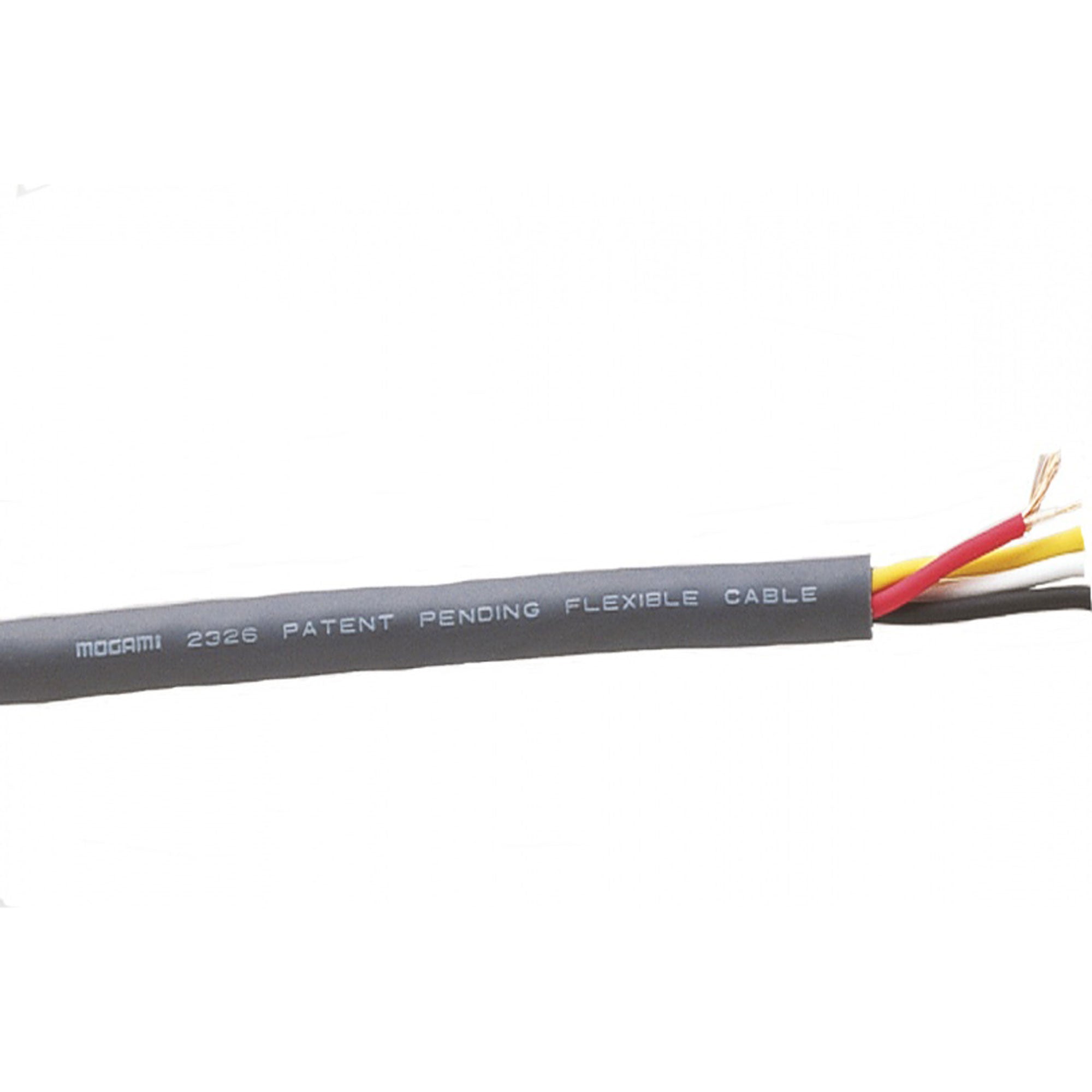 Mogami W2326 4 Conductor 50 Ohm Superflex Coaxial Monitor Cable (328'/100m Roll)