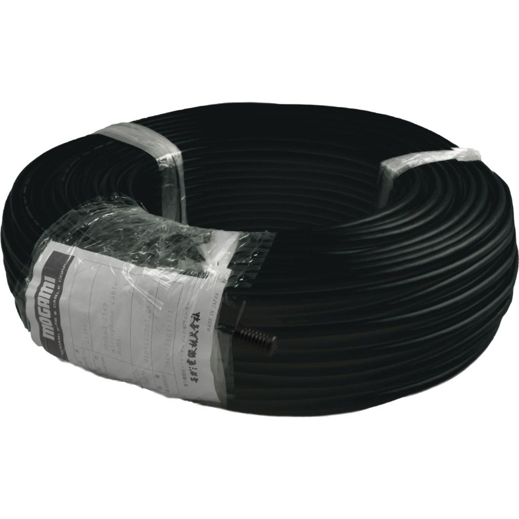 Mogami W2549 Long Run Mic Cable (Black, 328'/100m Roll)