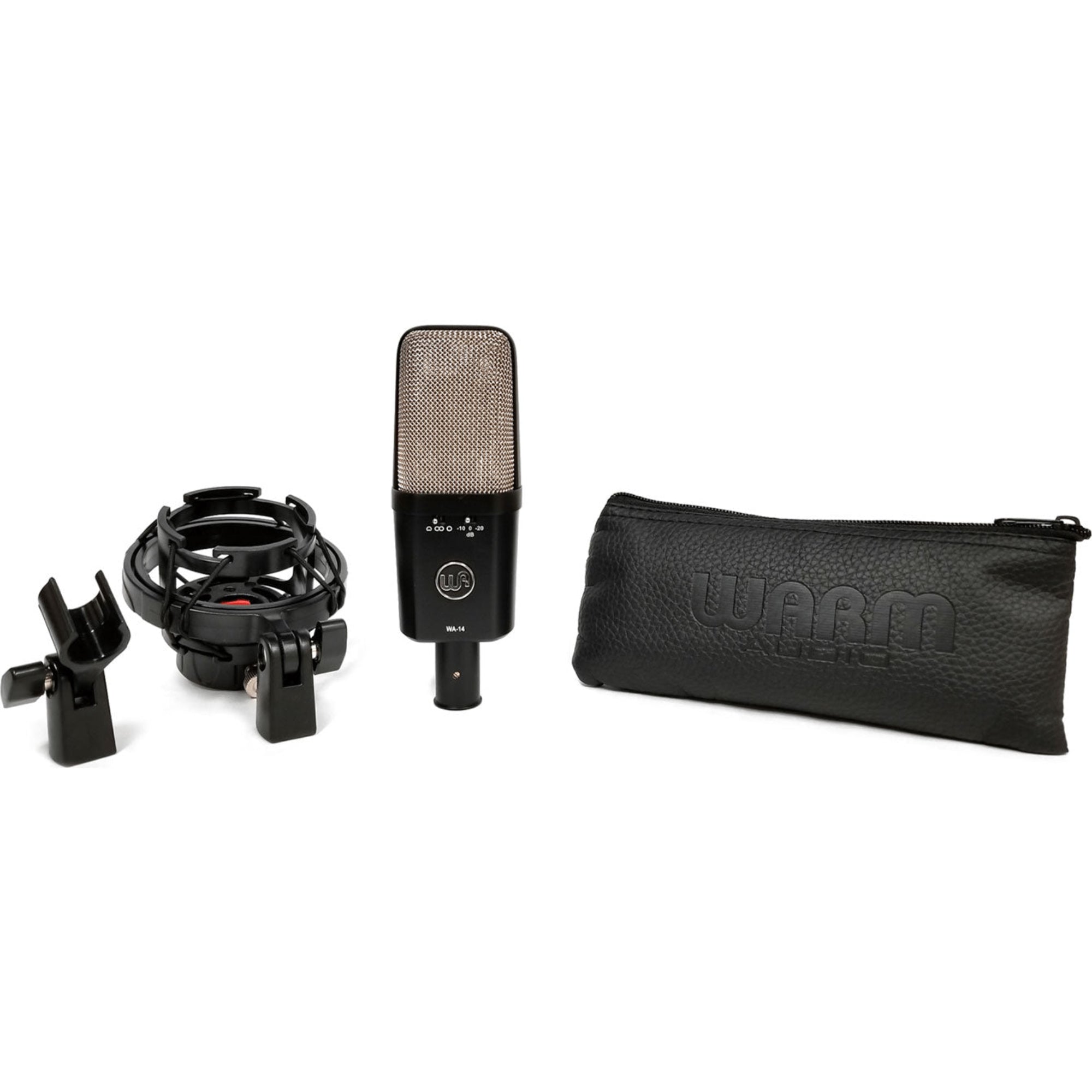 Warm Audio WA-14 Large-Diaphragm Multipattern Condenser Microphone with FREE 20' XLR Cable