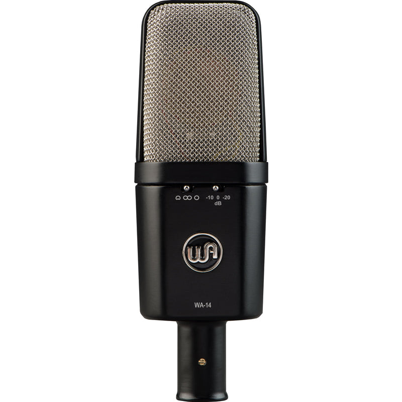 Warm Audio WA-14 Large-Diaphragm Multipattern Condenser Microphone with FREE 20' XLR Cable