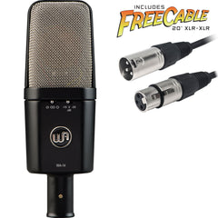 Warm Audio WA-14 Large-Diaphragm Multipattern Condenser Microphone with FREE 20' XLR Cable Image 1