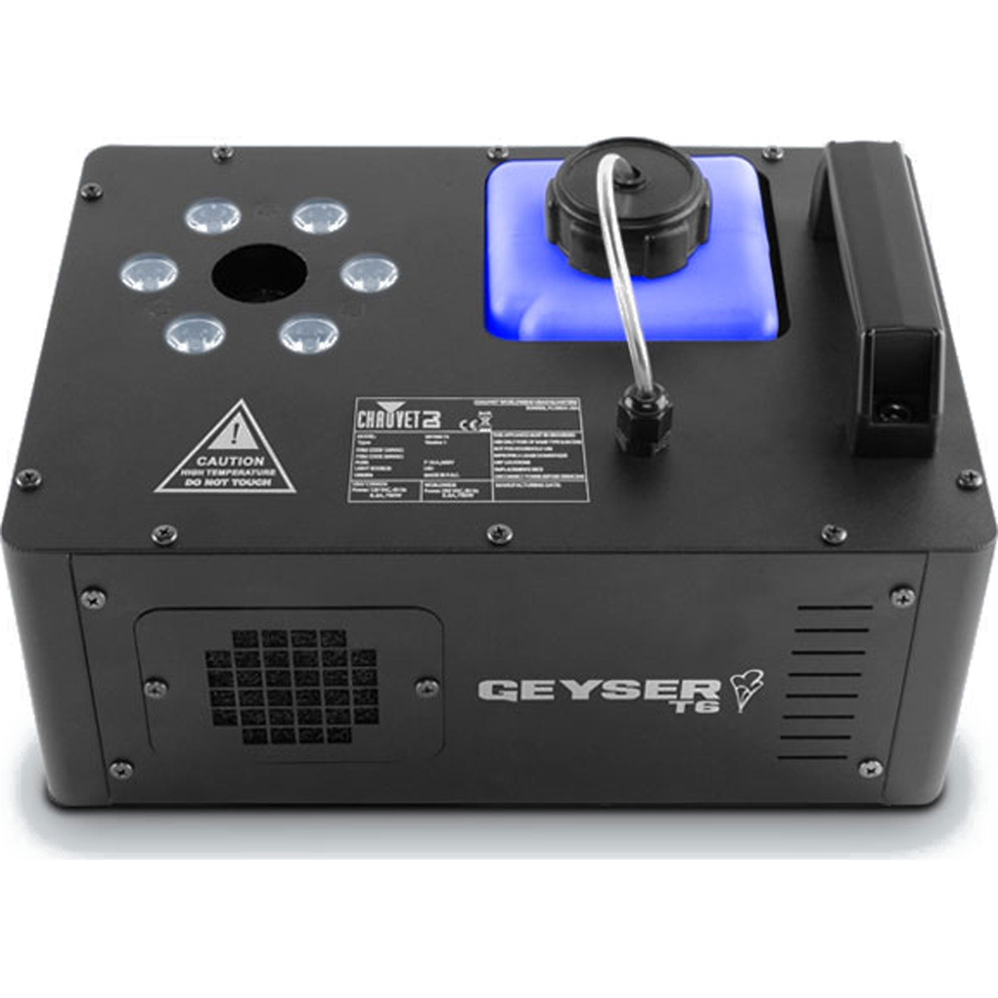 Chauvet DJ Geyser T6 RGB LED Pyrotechnic-Like Effect Fog Machine with 6 LEDs