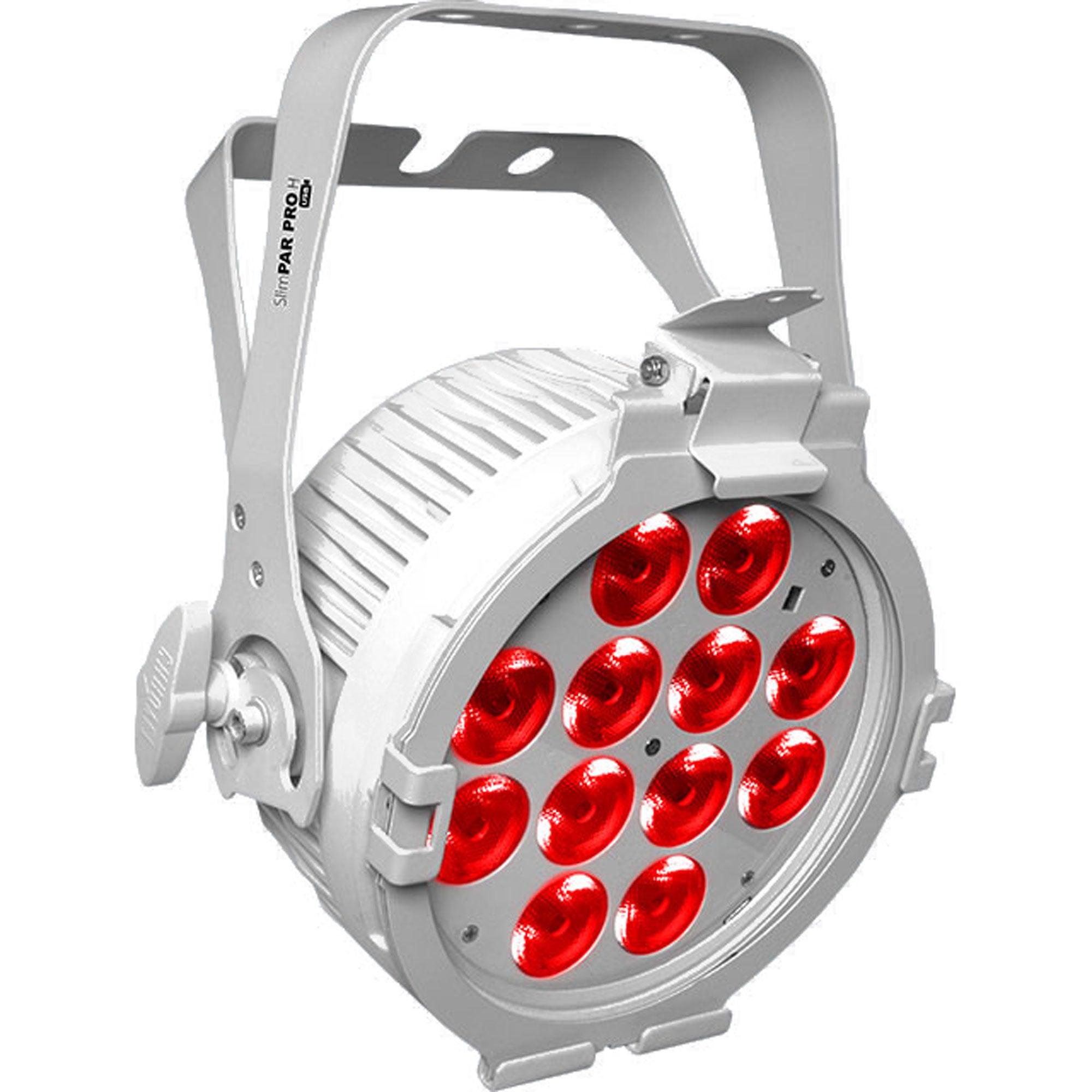 Chauvet DJ SlimPAR Pro H USB Low-Profile RGBAW+UV LED Par Wash Light Fixture (White)