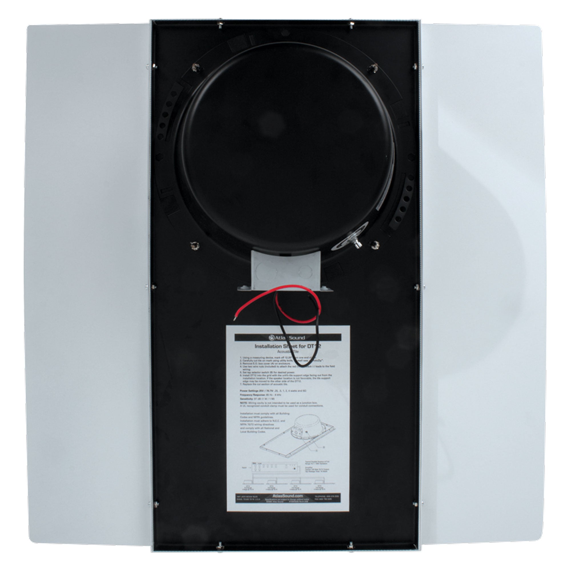 AtlasIED DT12-2X2ADP 2'x2' Lay In Speaker Adapter Kit (Pair)