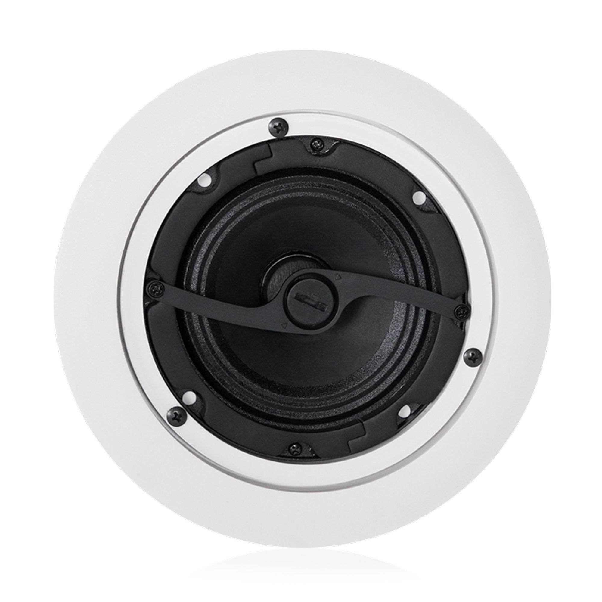 AtlasIED DLS4 4" In-Ceiling Speaker with 8-Watt 70v/100v Transformer and Press Fit Grille