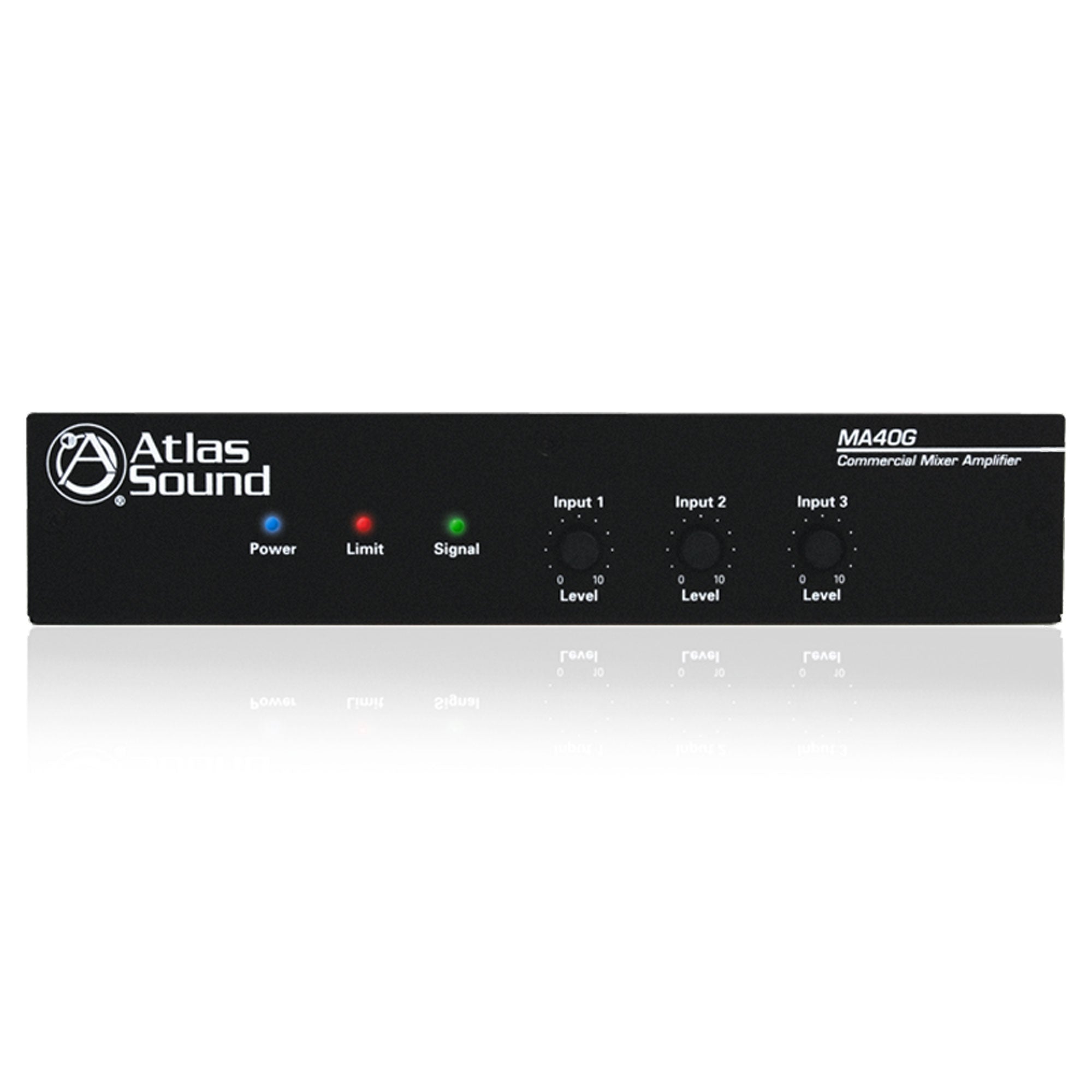 AtlasIED MA40G 3-Input, 40-Watt Mixer Amplifier with Global Power Supply