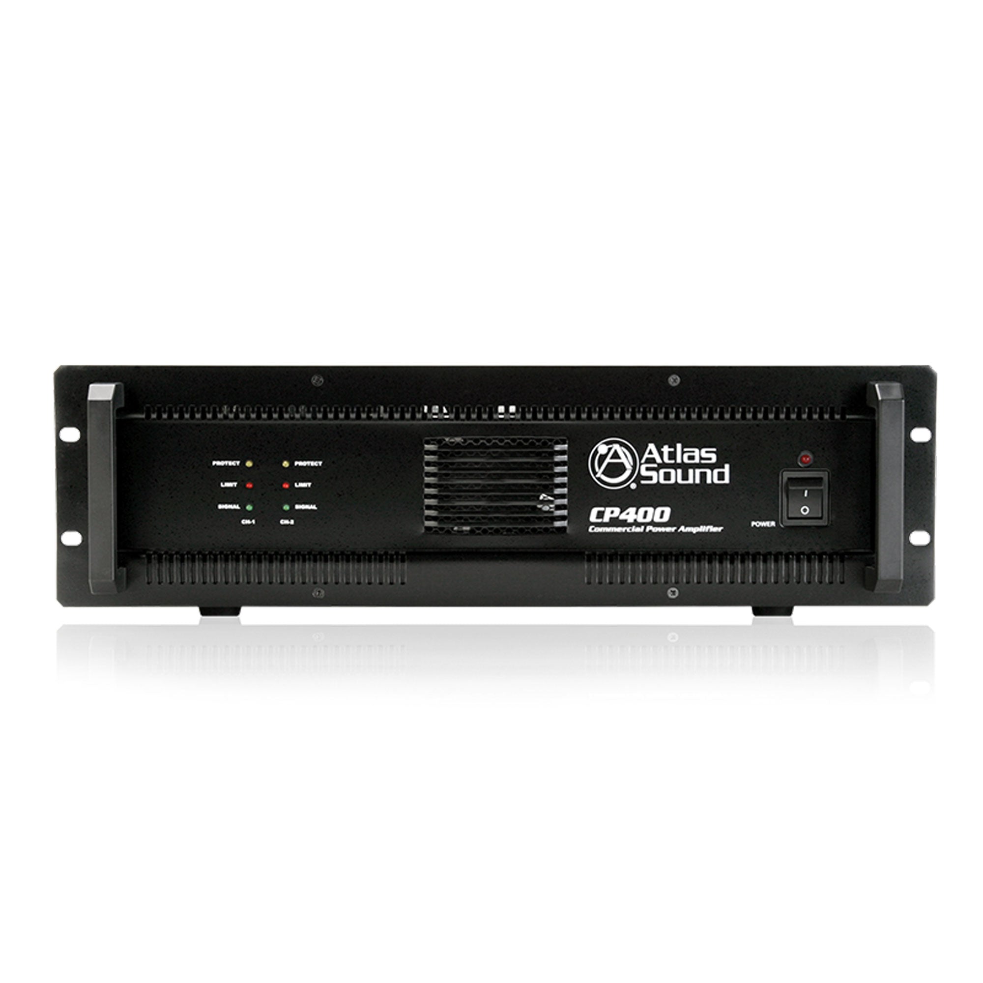 AtlasIED CP400 Dual-Channel, 400-Watt Commercial Power Amplifier