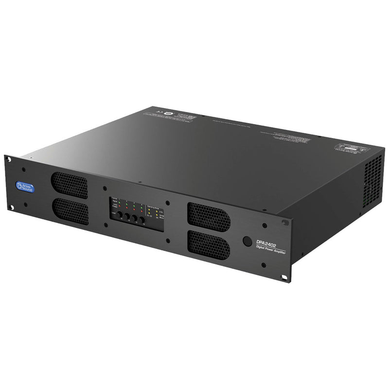 AtlasIED DPA2402 2400-Watt Networkable Multi-Channel Power Amplifier with Dante Network Audio