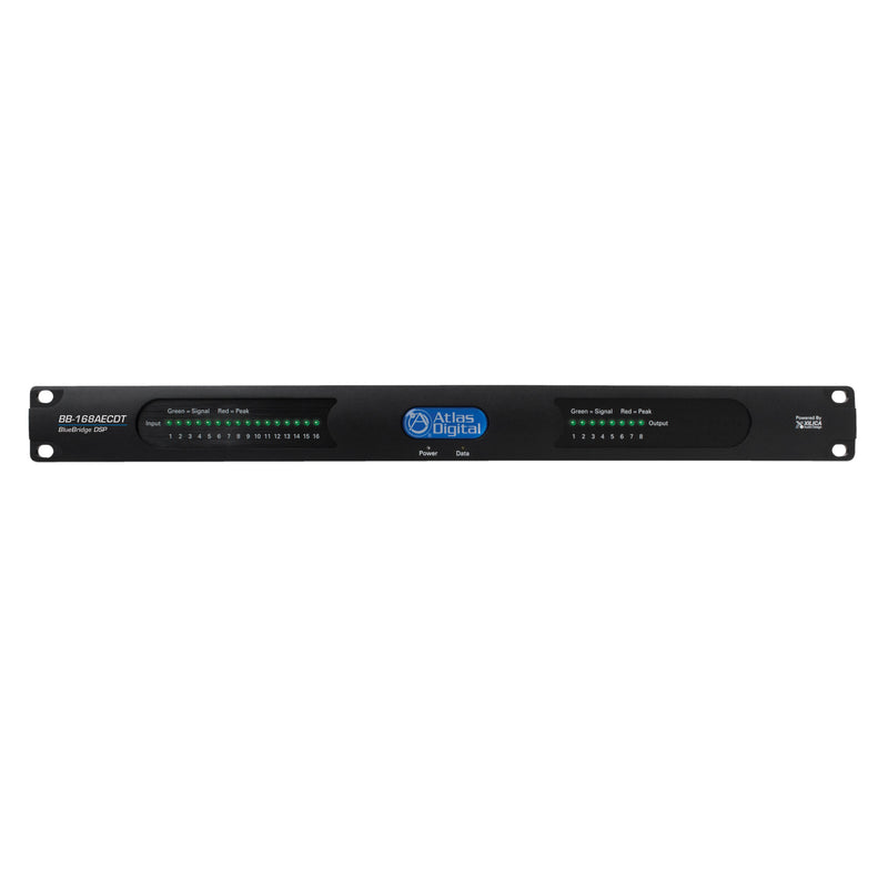 AtlasIED BB-168AECDT 16 Input x 8 Output Networkable DSP Device with Acoustic Echo Cancellation