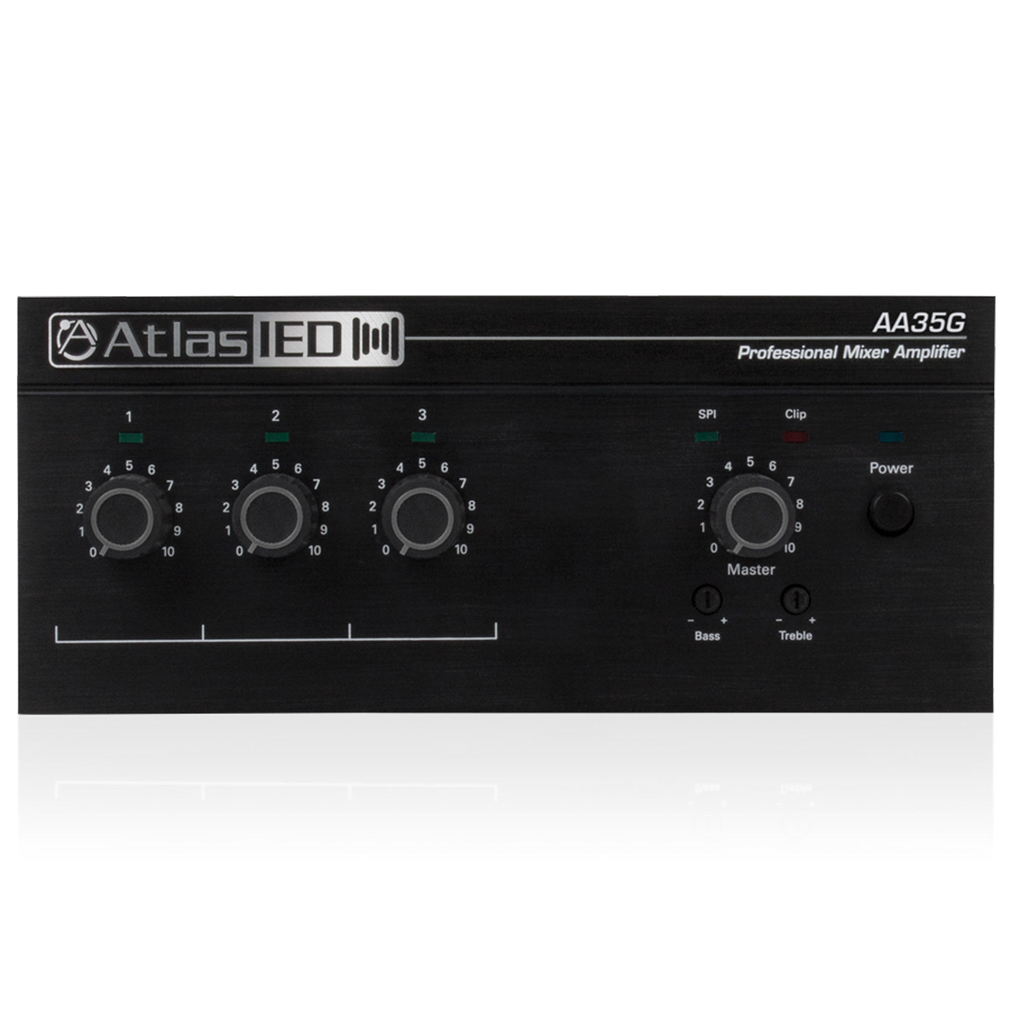 AtlasIED AA35G 3-Input, 35-Watt Mixer Amplifier with Global Power Supply
