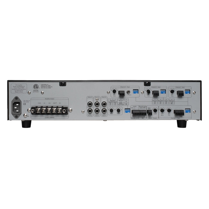 AtlasIED AA200PHD-CE 6-Input, 200-Watt Mixer Amplifier with Automatic System Test (CE Listed)