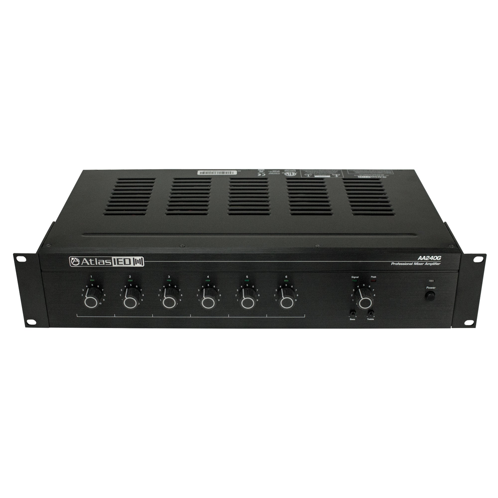 AtlasIED AA240G 6-Input, 240-Watt Mixer Amplifier
