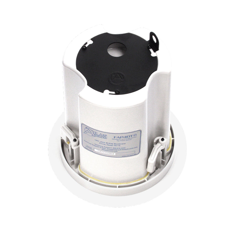 AtlasIED FAP40T 4" In Ceiling Speaker with 16-Watt 70/100V Transformer (White)