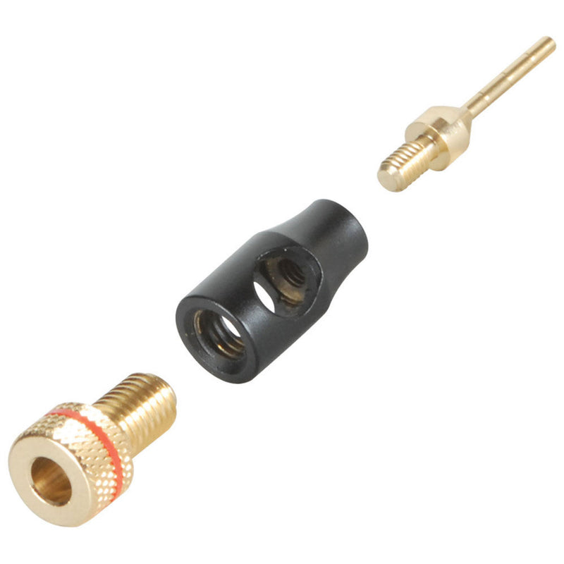 Parts Express 091-1255 8 AWG Compression Type Speaker Pin Connectors (Pair)