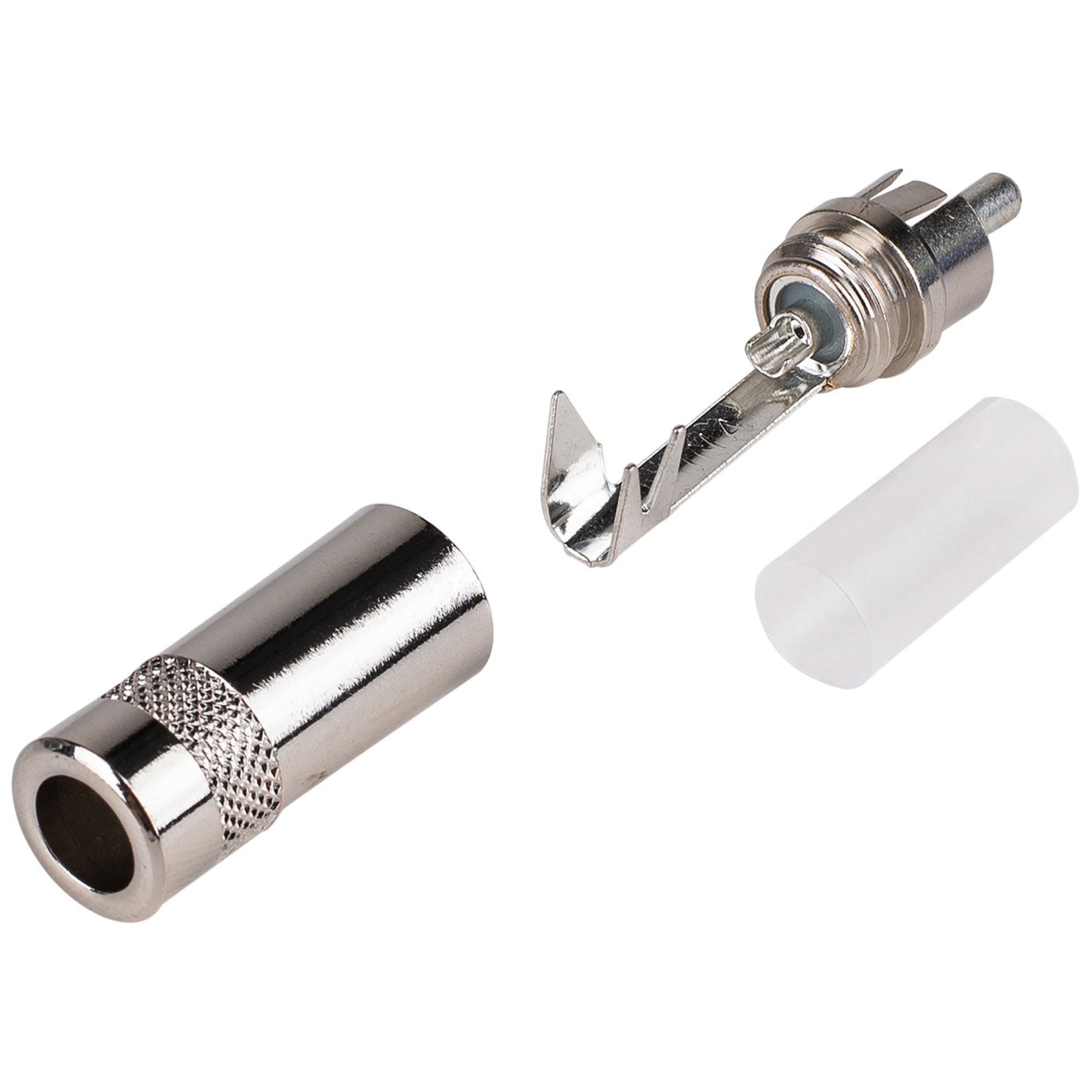 Neutrik Rean NYS352 Male RCA Phono Plug (Nickel/Silver, Box of 100)