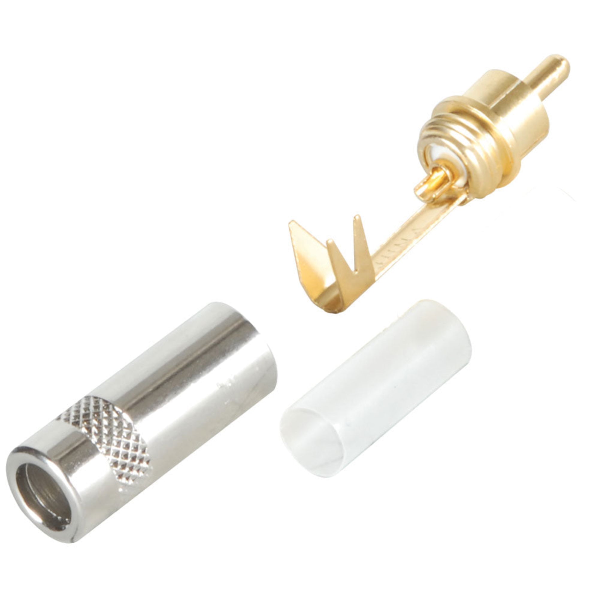 Neutrik Rean NYS352G Male RCA Phono Plug (Nickel/Gold, Box of 100)