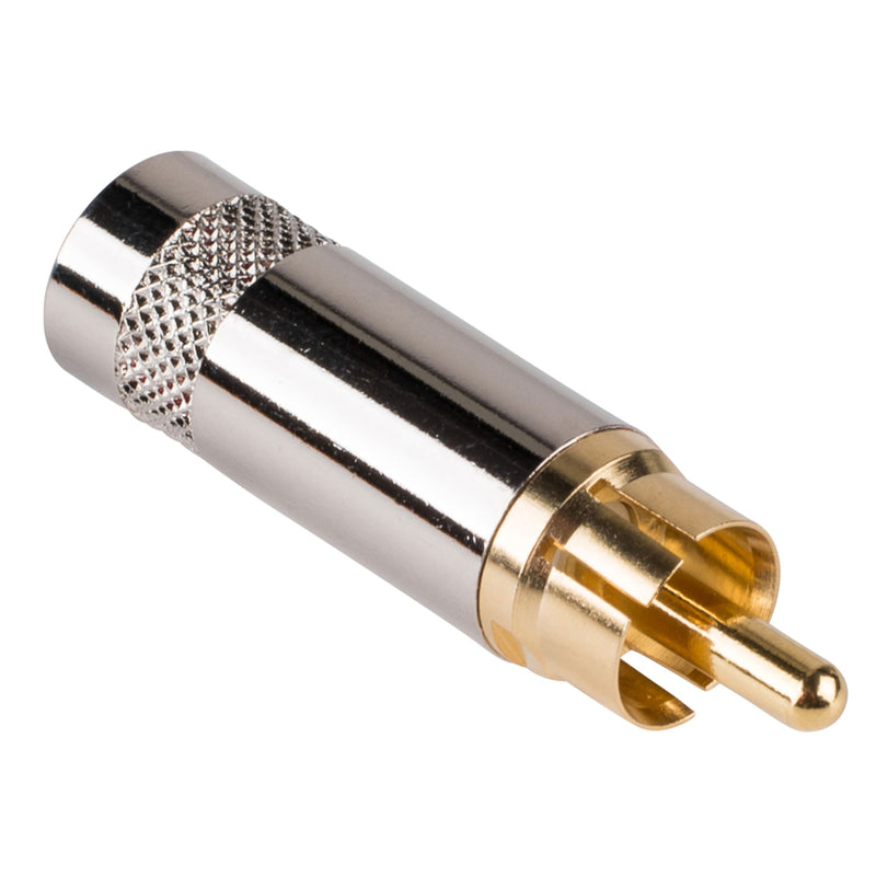 Neutrik Rean NYS352G Male RCA Phono Plug (Nickel/Gold, Box of 100)