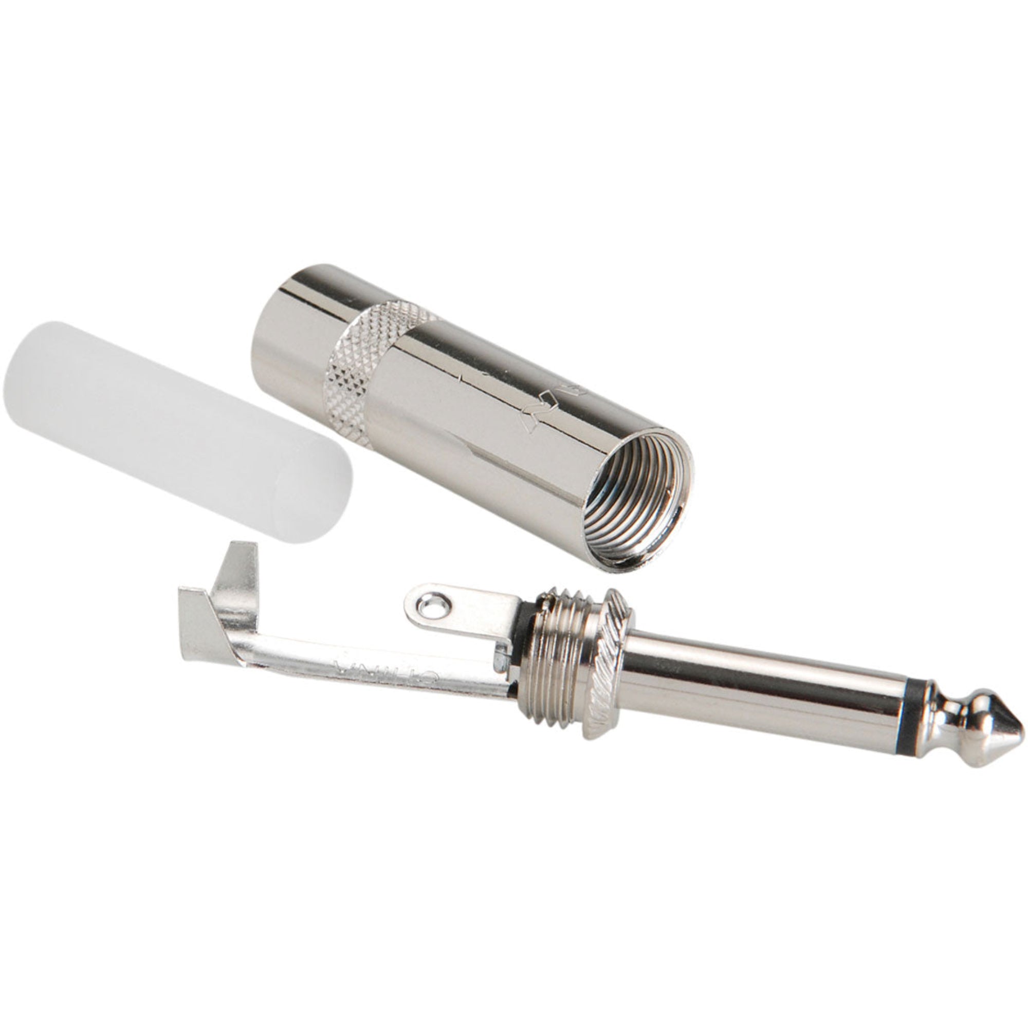 Neutrik Rean NYS224L 1/4" Mono Phone Long Barrel Plug for Large Cables (Nickel/Silver, Box of 100)