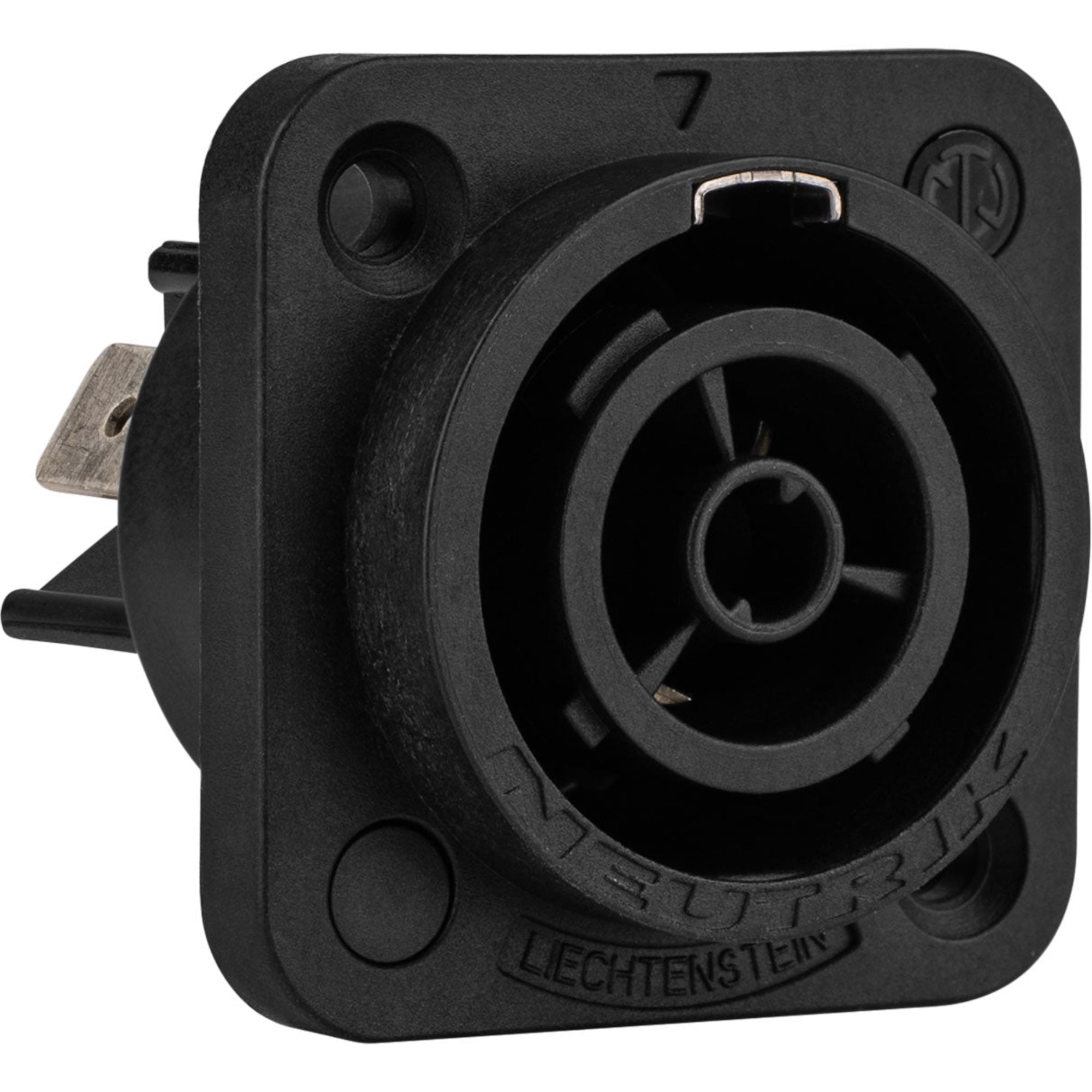 Neutrik NAC3FPX-TOP powerCON TRUE1 TOP Appliance Outlet (1/4" Flat Tabs)