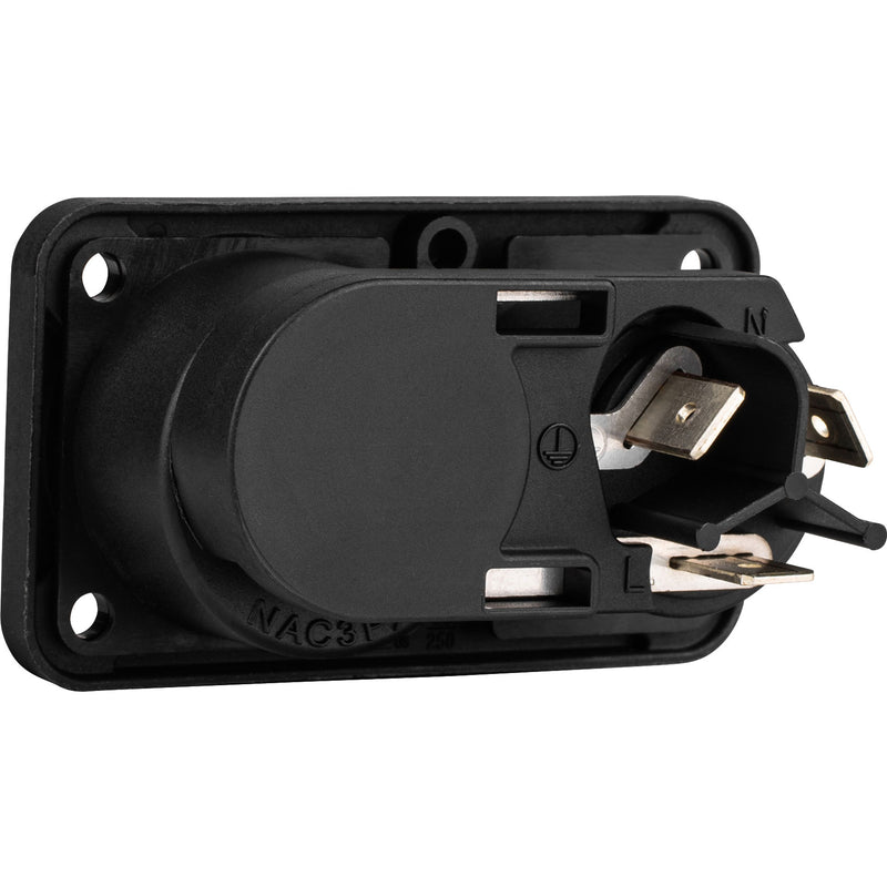 Neutrik NAC3PX-TOP powerCON TRUE1 TOP Inlet-Outlet Combination Chassis Connector
