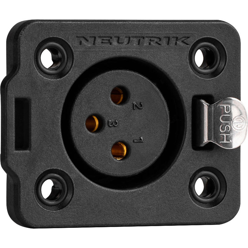 Neutrik NC3FDX-TOP Heavy-Duty Female 3-Pin XLR Chassis Connector IP65 and UV Rated (Box of 100)