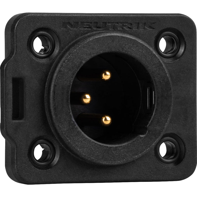 Neutrik NC3MDX-TOP Heavy-Duty Male 3-Pin XLR Chassis Connector IP65 and UV Rated (Box of 50)