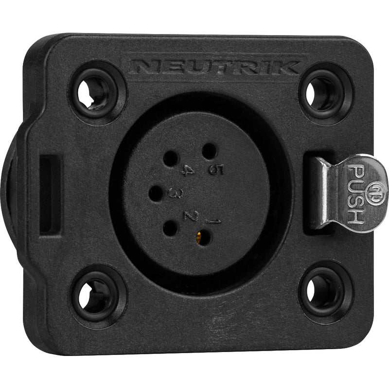 Neutrik NC5FDX-TOP Heavy-Duty Female 5-Pin XLR Chassis Connector IP65 and UV Rated (Box of 50)
