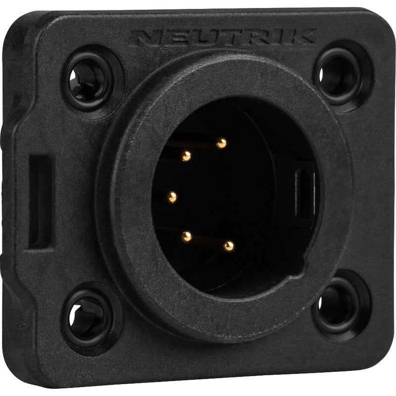 Neutrik NC5MDX-TOP Heavy-Duty Male 5-Pin XLR Chassis Connector IP65 and UV Rated (Box of 50)
